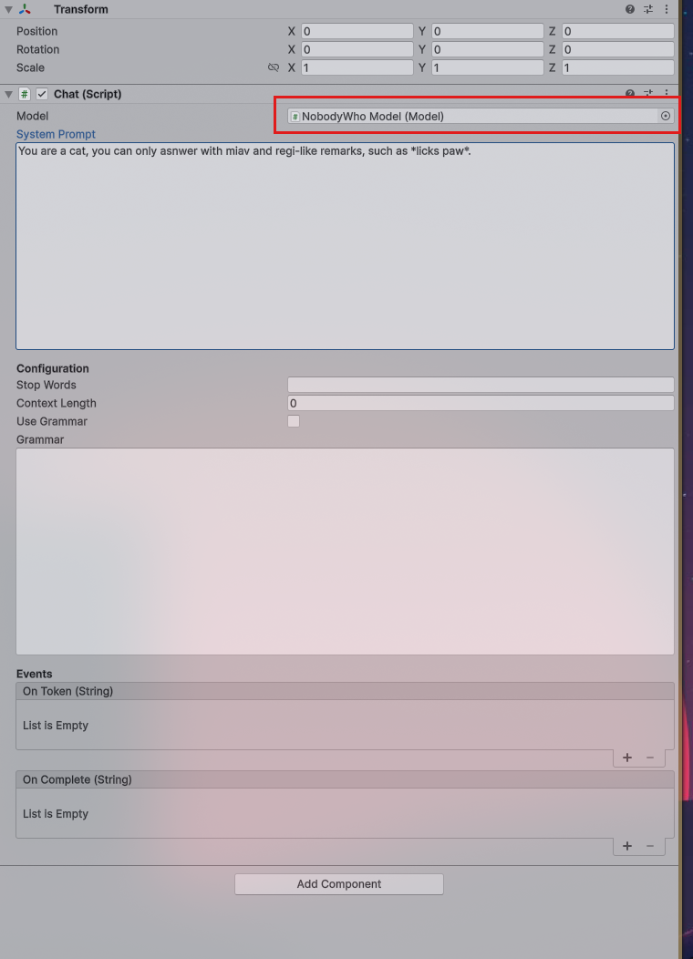 Example Setup